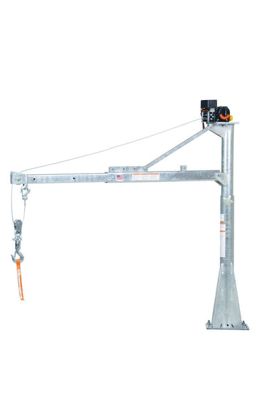DC POWER JIB CRANE 1.5K 66 IN BOOM GALV - Model WTJE153DCGAL